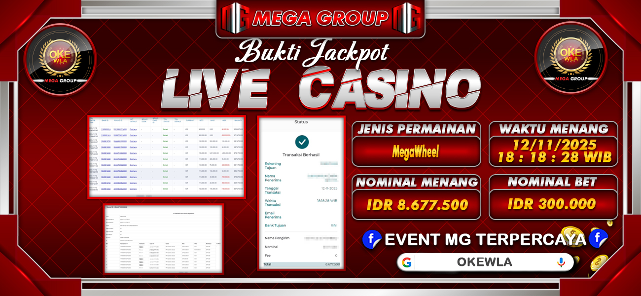 Bukti JP situs Okewla hari Rabu, 12 November 2025