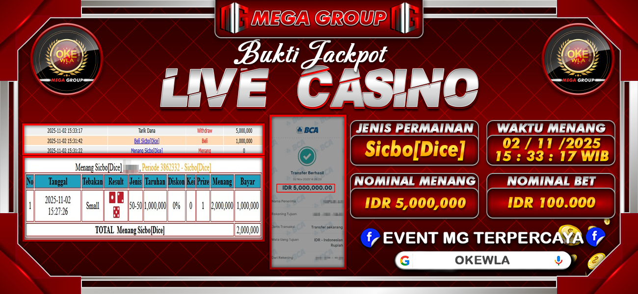 Bukti JP situs For4D hari Minggu, 02 November 2025