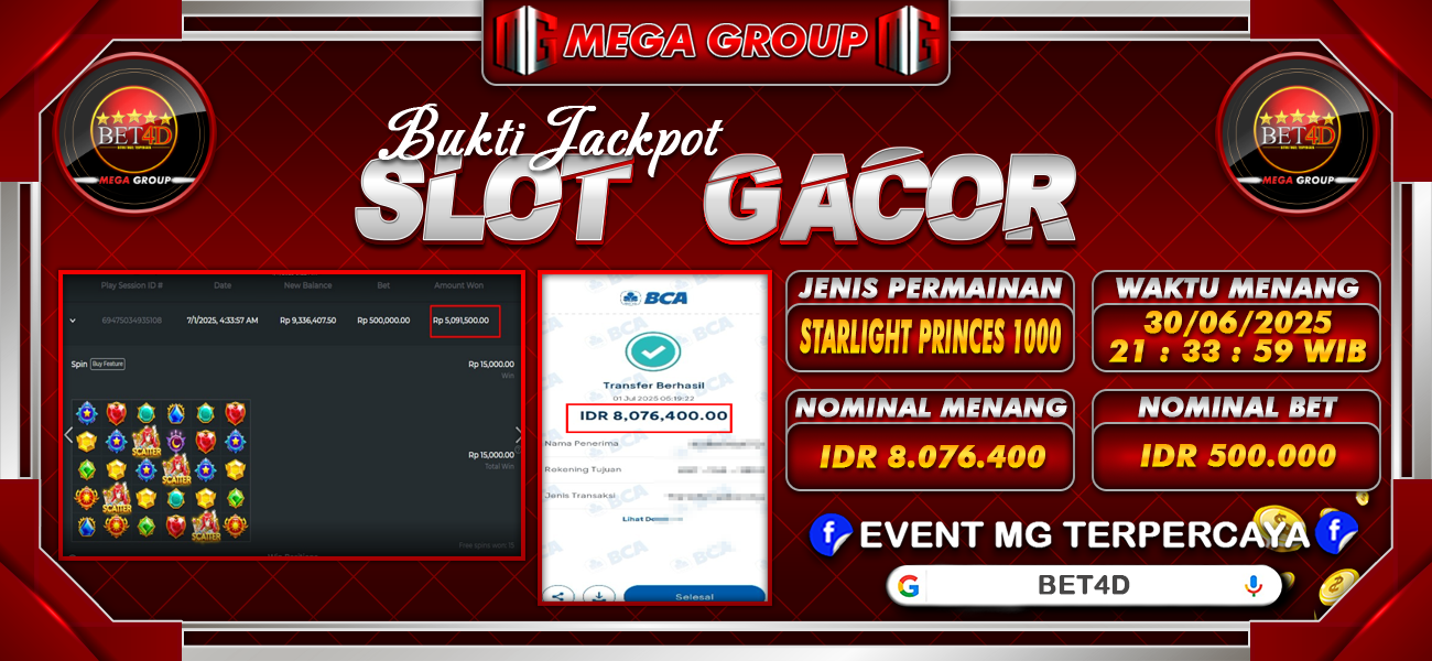 Bukti JP situs Okewla hari Selasa, 01 Juli 2025